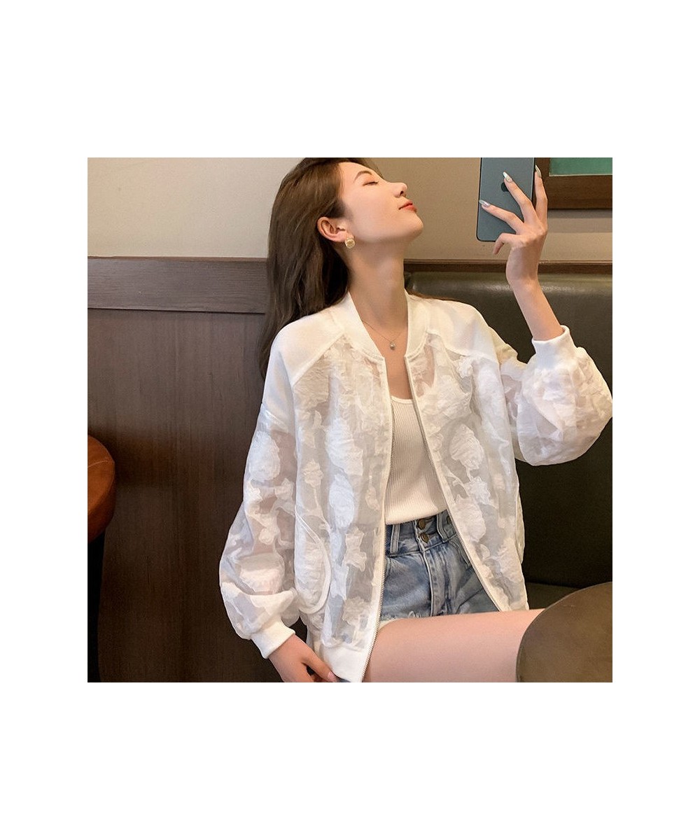 Summer Korean Fashion Sun Protection Coat Long Sleeve Mesh Breathable Jacket Female Women's Clothing Feminine X209 $35.64 - J...