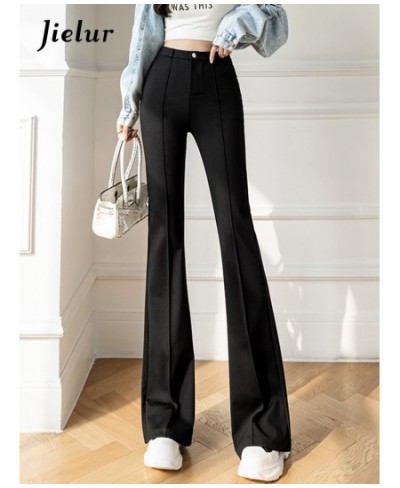 Korean Fashion Office Lady Suit Pants for Women Spring Skinny Flare Pants Black High Waist Wide Leg Trousers Female S-XL $44....