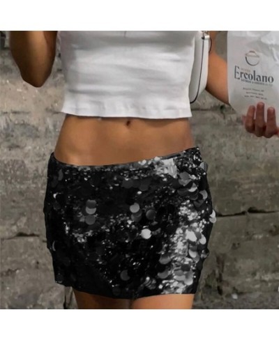 Echoine Hight Waist Sequin Mini Skirt $38.96 - Skirts