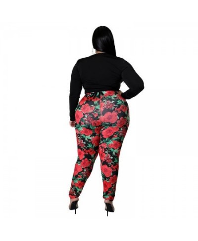 Plus Size Setup Women Clothing Two Piece Set Sexy 2 Piece Outfits Women Elastic Waist Slim Fit V-Neck Printing Short Long $50...