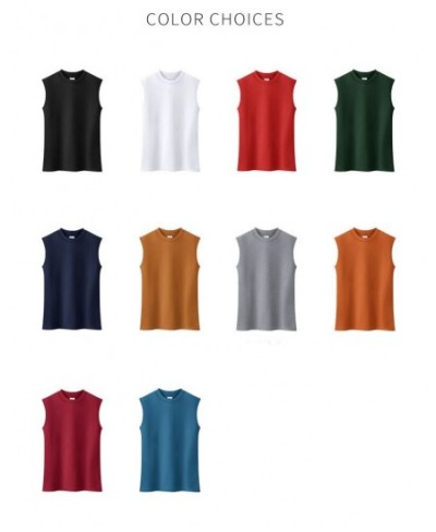 Womens Cotton Camis Solid color Female Slim Sleeveless Casual Vest Solid Color Crop Lower Cut Top For Ladies Fitness Vest $29...