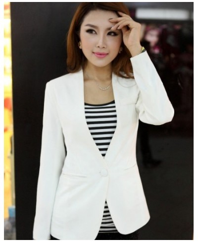 Blazer feminino Ladies Blazer Long Sleeve Blaser Women Suit jacket Female Feminine Blazer Femme Blazer Autumn $40.23 - Suits ...