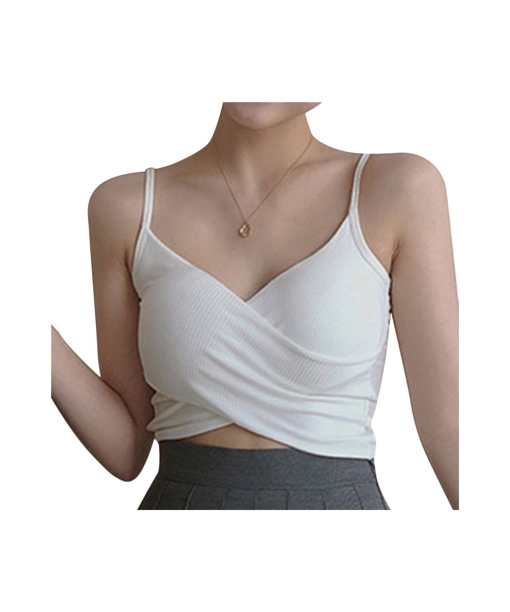 Summer Sexy Women Camis Tube Top Seamless Sleeveless Girls Crop Top Streetwear Simple Fashion Ladies Camisole $14.17 - Tops &...