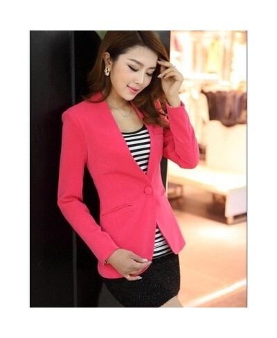 Blazer feminino Ladies Blazer Long Sleeve Blaser Women Suit jacket Female Feminine Blazer Femme Blazer Autumn $40.23 - Suits ...