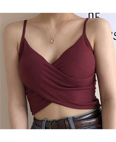 Summer Sexy Women Camis Tube Top Seamless Sleeveless Girls Crop Top Streetwear Simple Fashion Ladies Camisole $14.17 - Tops &...