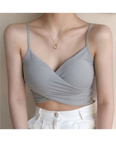 Summer Sexy Women Camis Tube Top Seamless Sleeveless Girls Crop Top Streetwear Simple Fashion Ladies Camisole $14.17 - Tops &...