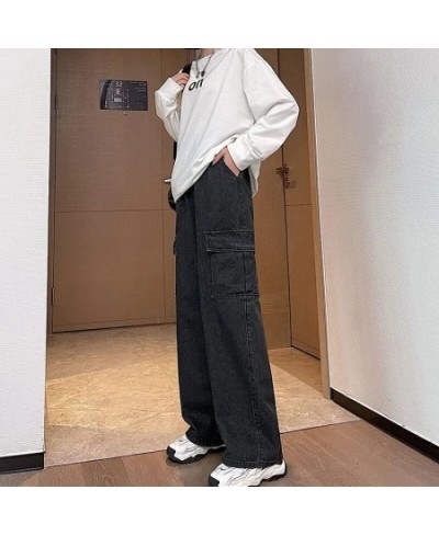 Oversize 6XL HIgh Waist Wide Leg Jeans Casual Cargo Vaqueros Korean Streetwear Straight Denim Pants Womens Baggy Trousers $37...