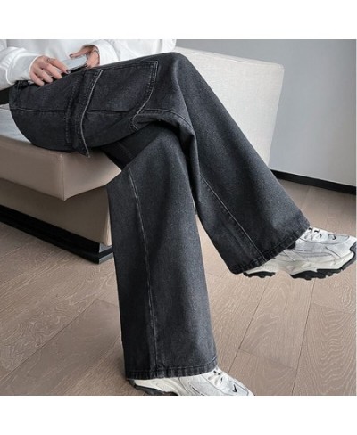 Oversize 6XL HIgh Waist Wide Leg Jeans Casual Cargo Vaqueros Korean Streetwear Straight Denim Pants Womens Baggy Trousers $37...