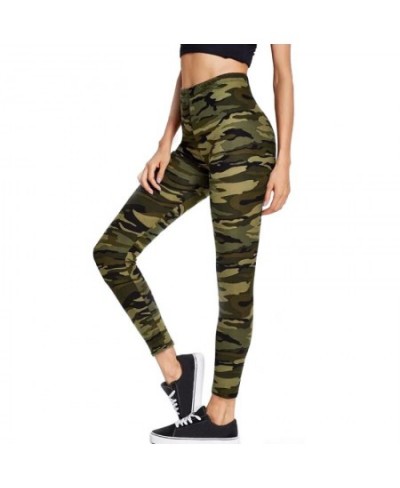 Women Camouflage Leggings Fitness Military Army Green Pants Workout Pants Sporter Skinny Adventure Elastic Leisure Leggings $...