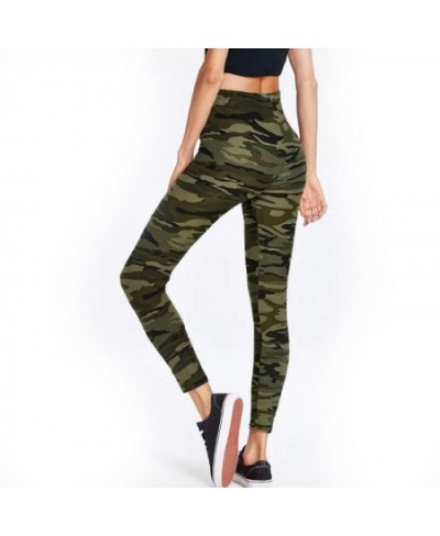 Women Camouflage Leggings Fitness Military Army Green Pants Workout Pants Sporter Skinny Adventure Elastic Leisure Leggings $...