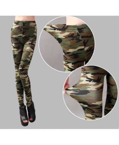 Women Camouflage Leggings Fitness Military Army Green Pants Workout Pants Sporter Skinny Adventure Elastic Leisure Leggings $...