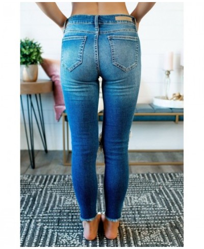 2023 New Fashion Ripped Jeans For Women Elastic Slim Denim Pencil Pants Street Casual Hipster Skinny trousers S-2XL Drop ship...