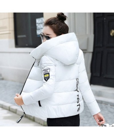 2022 Winter Parkas Women Jacket Hooded Thick Warm Short Jacket Cotton Padded Parka Basic Coat Female Outerwear Plus Size 5XL ...