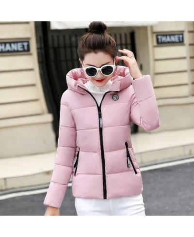 2022 Winter Parkas Women Jacket Hooded Thick Warm Short Jacket Cotton Padded Parka Basic Coat Female Outerwear Plus Size 5XL ...