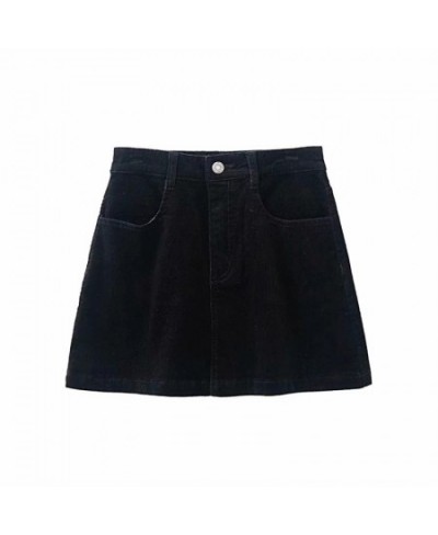 Women Corduroy Original Super Mini Skirt юбка с вельветом $39.76 - Skirts