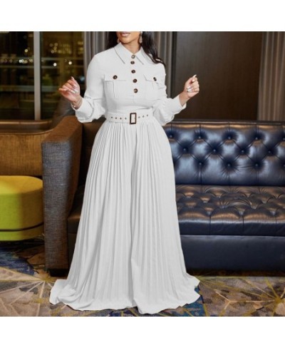 Plus Size Women's 2022 Autumn Winter New Long Sleeve Casual Pleated Wide-leg Foreign Trade Romper Wholesaleing $67.63 - Plus ...