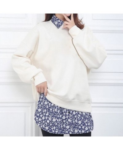 Women Autumn Layering Faux Top Sweep Mini Skirt Pastoral Style Retro Floral Print Shirt Extender False Hem Underskirt $20.98 ...