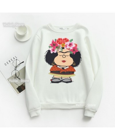 Funny Mafalda Cartoon Sweatshirt Women Clothes 2023 Harajuku Kawaii Hoodies Girls Long-Sleeved Winter Tracksuit Femme $30.05 ...