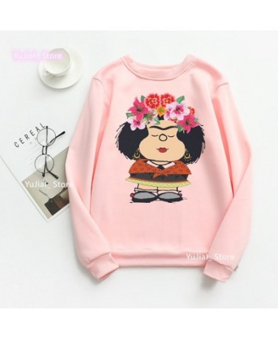 Funny Mafalda Cartoon Sweatshirt Women Clothes 2023 Harajuku Kawaii Hoodies Girls Long-Sleeved Winter Tracksuit Femme $30.05 ...