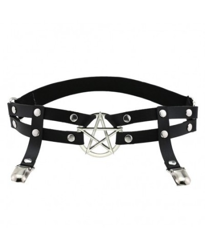 Women Sexy punk Leather Cat Garter Belt Elastic Leg Girl Harness Goth Accessories Body Gothic Rivet Anklet Thigh Garters $13....