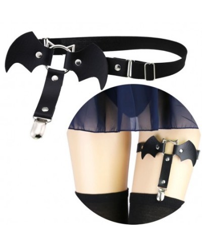 Women Sexy punk Leather Cat Garter Belt Elastic Leg Girl Harness Goth Accessories Body Gothic Rivet Anklet Thigh Garters $13....