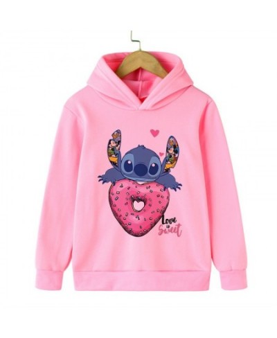 90s Y2k Anime Stitch Hoodie Children Cartoon Clothes Kid Girl Boy Lilo and Stitch Sweatshirt Manga Hoody Baby Casual Top $25....