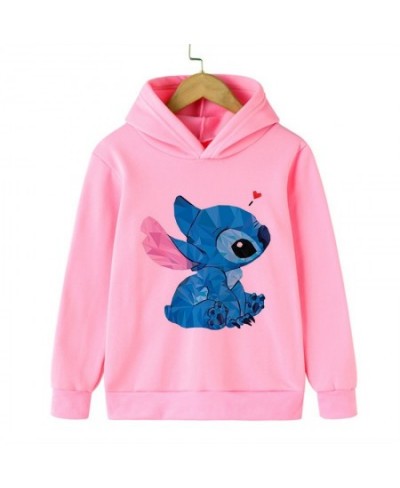 90s Y2k Anime Stitch Hoodie Children Cartoon Clothes Kid Girl Boy Lilo and Stitch Sweatshirt Manga Hoody Baby Casual Top $25....