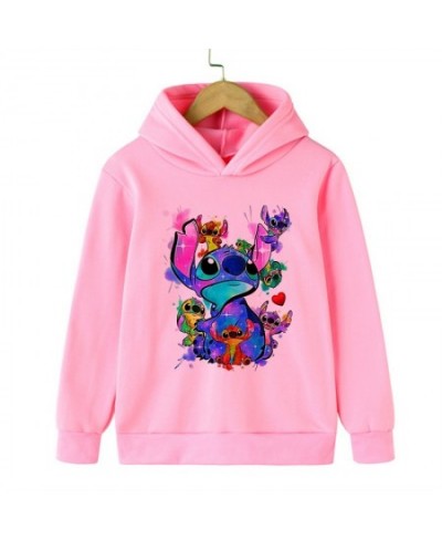 90s Y2k Anime Stitch Hoodie Children Cartoon Clothes Kid Girl Boy Lilo and Stitch Sweatshirt Manga Hoody Baby Casual Top $25....