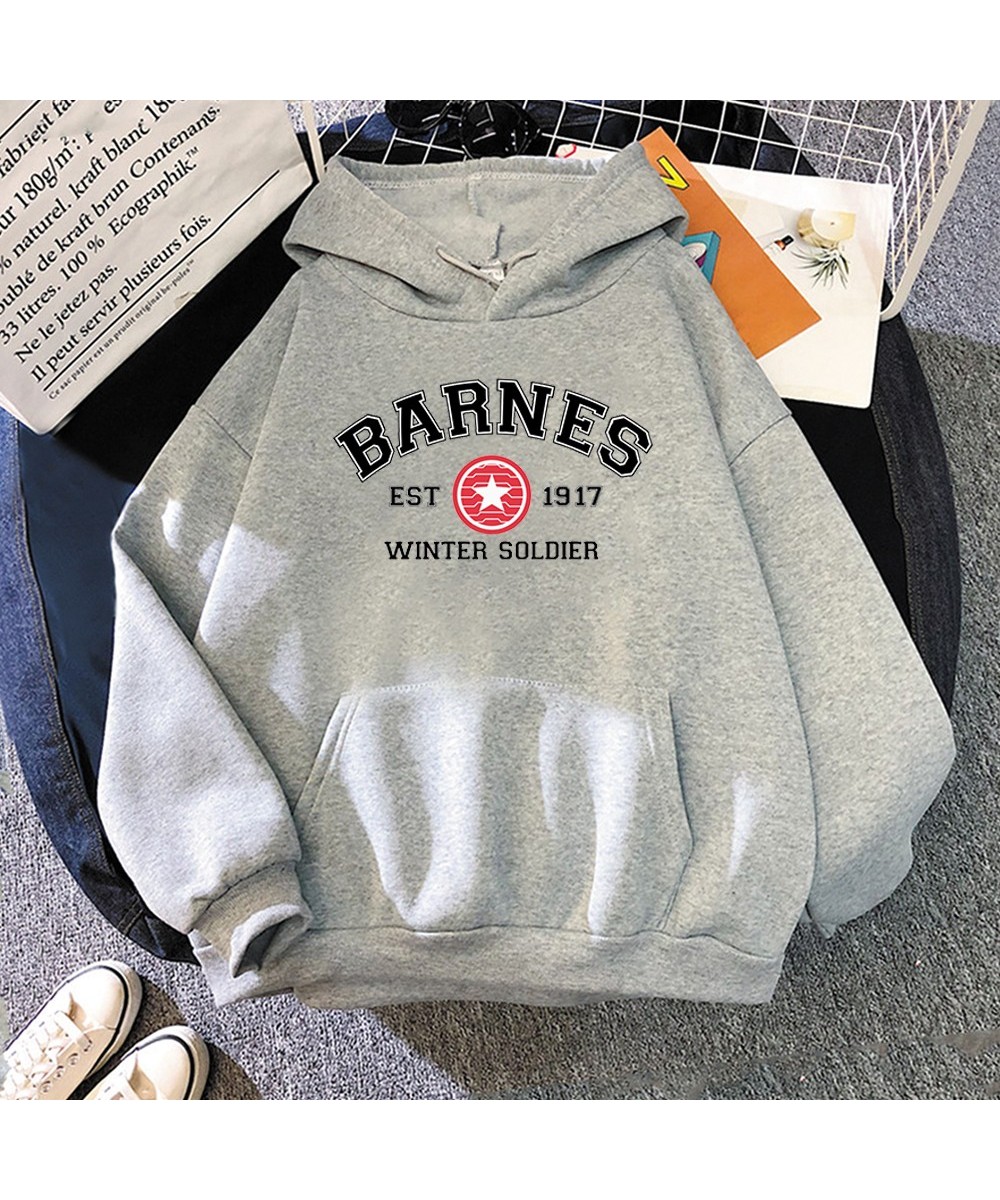 Harajuku Barnes 1917 Letter Print Hoodies Women Sweatshirt Cool Tv Show Men Crewneck Sweatshirt Sudaderas Hoody Casual Pullov...