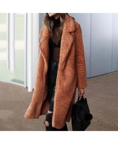 2022 Autumn Long Winter Coat Woman Faux Fur Coat Women Warm Ladies Fur Teddy Jacket Female Plush Teddy Coat Outwear $49.04 - ...