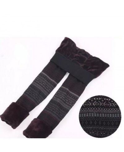 Korean Fashion Clothing Leggings Slim Warm Fleece Pants Vintage Japanese Style print Elastic Trousers ouc2557 $41.54 - Bottoms