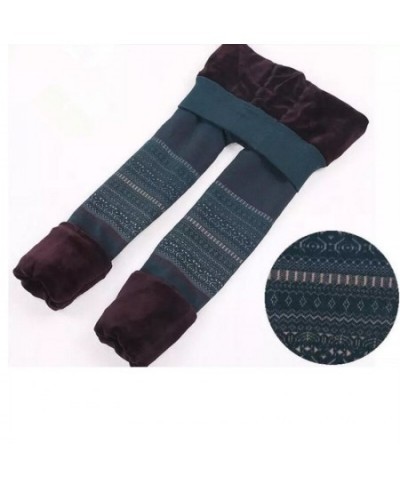 Korean Fashion Clothing Leggings Slim Warm Fleece Pants Vintage Japanese Style print Elastic Trousers ouc2557 $41.54 - Bottoms