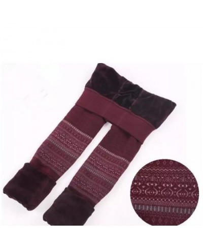 Korean Fashion Clothing Leggings Slim Warm Fleece Pants Vintage Japanese Style print Elastic Trousers ouc2557 $41.54 - Bottoms