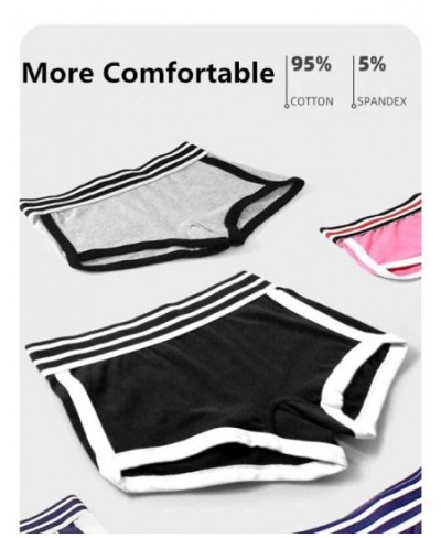 Popular Women's Cotton Boxer Underwear Ladies Breathable Comfortable Security Panties Solid Sexy Sports Female Hipster Boysho...