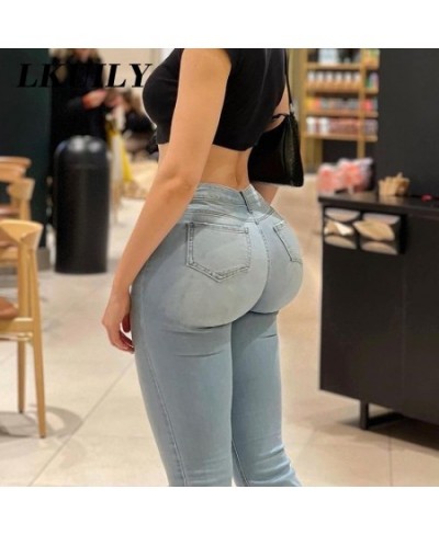 Vintage High Waist Sexy Skinny Jeans Women Y2K Streetwear Fashion 90s Casual Jeans Slim Fit Denim Aesthetics Hip Lift Trouser...