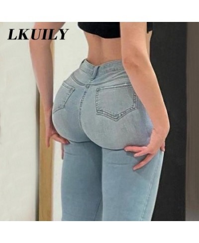 Vintage High Waist Sexy Skinny Jeans Women Y2K Streetwear Fashion 90s Casual Jeans Slim Fit Denim Aesthetics Hip Lift Trouser...