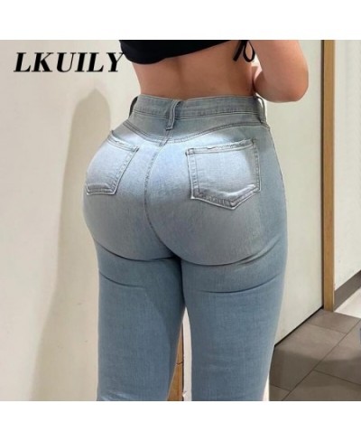 Vintage High Waist Sexy Skinny Jeans Women Y2K Streetwear Fashion 90s Casual Jeans Slim Fit Denim Aesthetics Hip Lift Trouser...