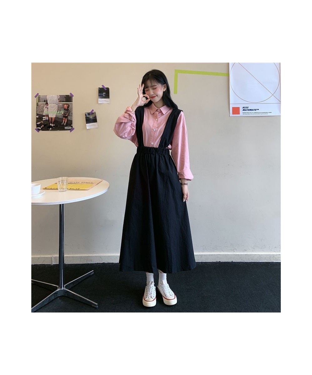 Skirts Women Solid Bandage Loose Minimalist Preppy 3 Colors Summer Leisure Ulzzang Mujer Sweet Suspender All-match Chic Ins N...