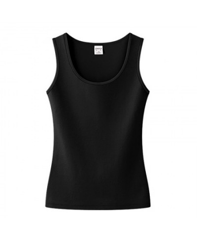 Women Clothing Sleeveless Summer Tops For Woman Cottton Casual Women T-shirts O-NECK Tank for girls Solid Clothes for Lady $3...