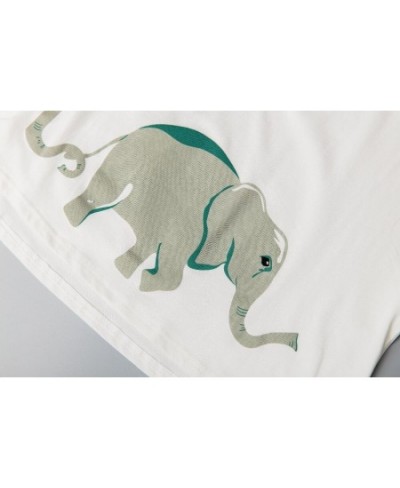 Elephant Print Sleep Top Cute T shirt Women Summer Loose Short Sleeve T shirt For Big Women Cotton T6715 $15.26 - Sleepwears