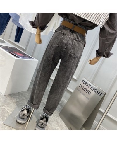 Baggy Jeans Y2k Women's Pants Woman High Waist Female Clothing Streetwear Korean Fashion Vintage Clothes 2022 Ripped Harem $4...