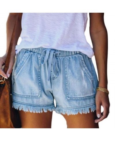 High Waisted Shorts Jeans Size Summer Women's Denim Shorts Large Size XXL For Women Short Pants Women Large Size $27.77 - Bot...