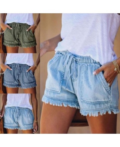 High Waisted Shorts Jeans Size Summer Women's Denim Shorts Large Size XXL For Women Short Pants Women Large Size $27.77 - Bot...