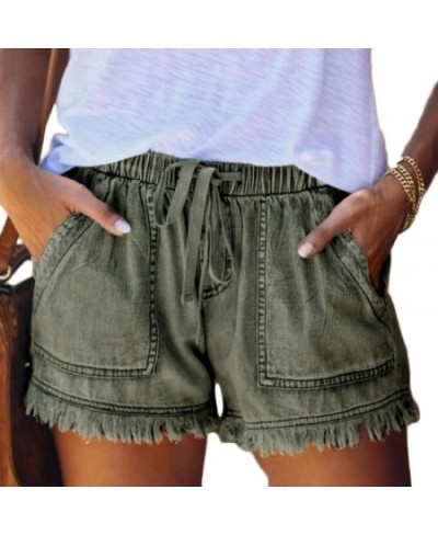 High Waisted Shorts Jeans Size Summer Women's Denim Shorts Large Size XXL For Women Short Pants Women Large Size $27.77 - Bot...