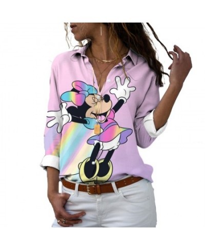 Mickey Mouse Cartoon 3d Shirt Ladies Female Kawaii Outdoor Fashion Shirt Cool Black T Shirt Top $28.67 - Women Tops