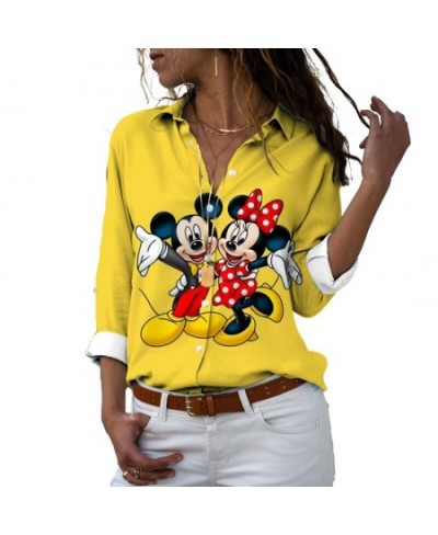 Mickey Mouse Cartoon 3d Shirt Ladies Female Kawaii Outdoor Fashion Shirt Cool Black T Shirt Top $28.67 - Women Tops