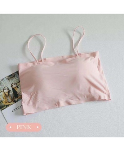 Women Sexy Bra Tube Top Seamless No Steel Ring Underwear With Thin Straps Sling Bandeau Crop Top For Girls Summer Bralette $1...