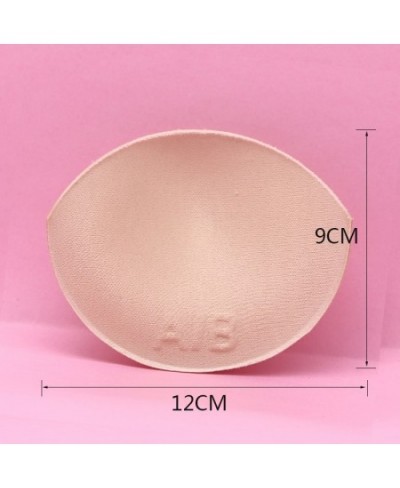 4Pcs/2Pair Sexy Soft Thick Sponge Bra Pads Breast Insert Push Up Bra Enhancer Bikini Padded Removable Swimsuit Chest Pads $14...