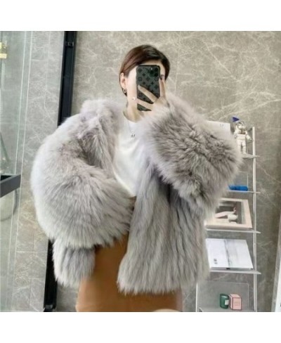 Winter Women Jackets Faux Fur Fabric Teddy Outerwear Female Overcoat Bear Jacket Womens Fashion Vintage Suit Hat Ponchos Cape...