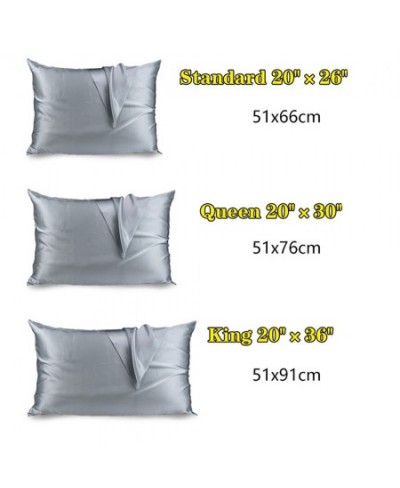 19 Momme 100% Double Silk Pillowcase Pure Natural Mulberry Silk Pillowcase With Hidden Zipper $47.77 - Sleepwears